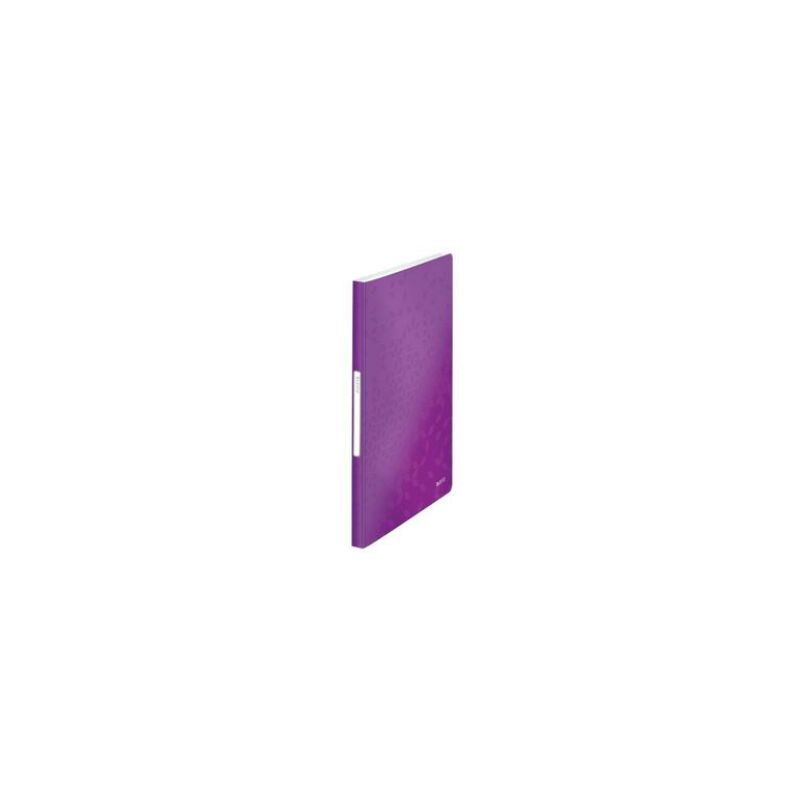 LEITZ Protège document WOW en polypropylène 40 pochettes, 80 vues. Coloris Violet