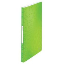 LEITZ Protège document WOW en polypropylène 40 pochettes, 80 vues. Coloris Vert