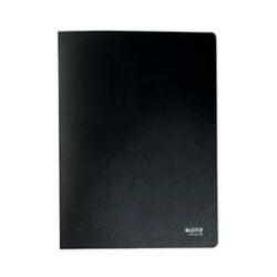 LEITZ Protège document Re:Cycle 10 pochettes, 20 vues. En polypro 100% recyclé/recyclable. Coloris noir