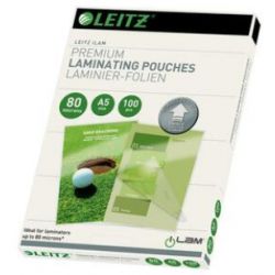 LEITZ Paquet de 100 Pochettes Leitz iLAM UDT pour plastification à chaud, A5, 2 x 80 microns 74920000