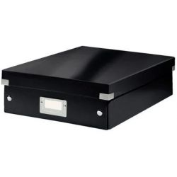 LEITZ Boîte CLICK&STORE M-Box avec compartiments amovibles. Coloris Noir.