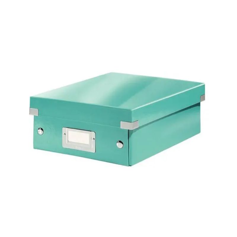 LEITZ Boîte CLICK&STORE S-Box avec compartiments amovibles. Coloris menthe.
