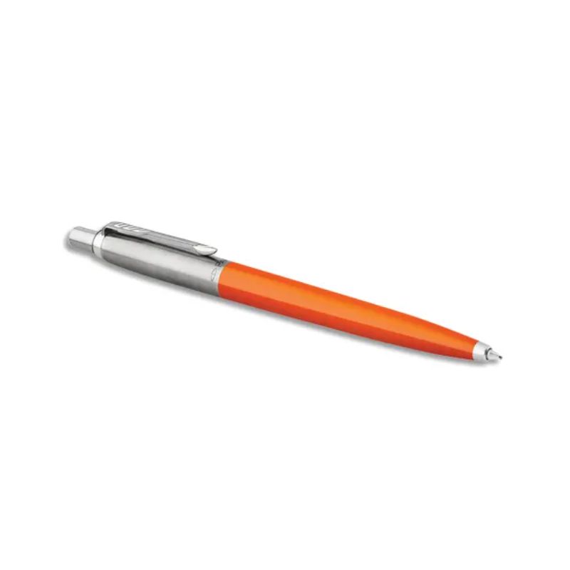 PARKER Stylo bille rétractable Jotter Original. Corps en plastique Orange. Point moyenne. Rechargeable