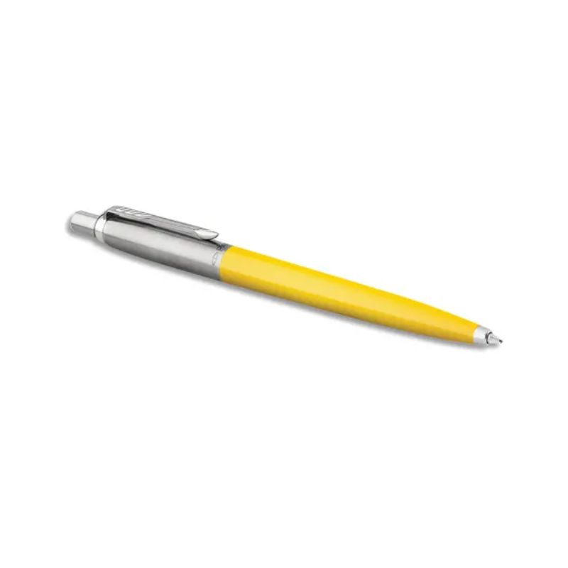 PARKER Stylo bille rétractable Jotter Original. Corps en plastique Jaune. Point moyenne. Rechargeable