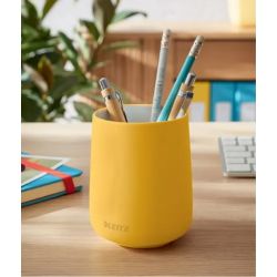 LEITZ Pot à crayons Cosy, céramique, H108 x D85, jaune