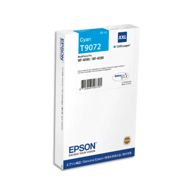 EPSON Cartouche jet d'encre cyan xxl C13T907240