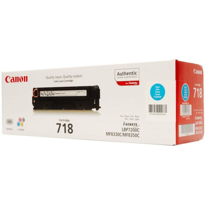 CANON Cartouche toner Cyan Cartridge 718