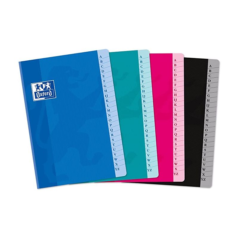 OXFORD Répertoire format A5 192 pages 90g petits carreaux