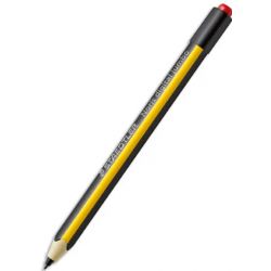 STAEDTLER Crayon stylet digital NORIS Jumbo Wopex hexagonal jaune et noir pointe Fine de 0,7 mm