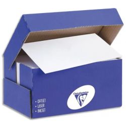 CLAIREFONTAINE Boîte de 250 enveloppes auto-adhésives 90g DL 110x220mm fenêtre 45x100