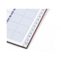 OXFORD Répertoire téléphonique HOMEBOOK format A5 couverture souple spirale 144 pages 90g