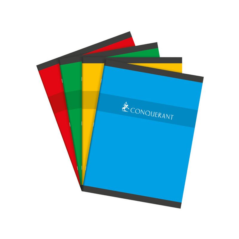 CONQUERANT Cahier 24x32cm 96 pages grands carreaux Séyès 70g
