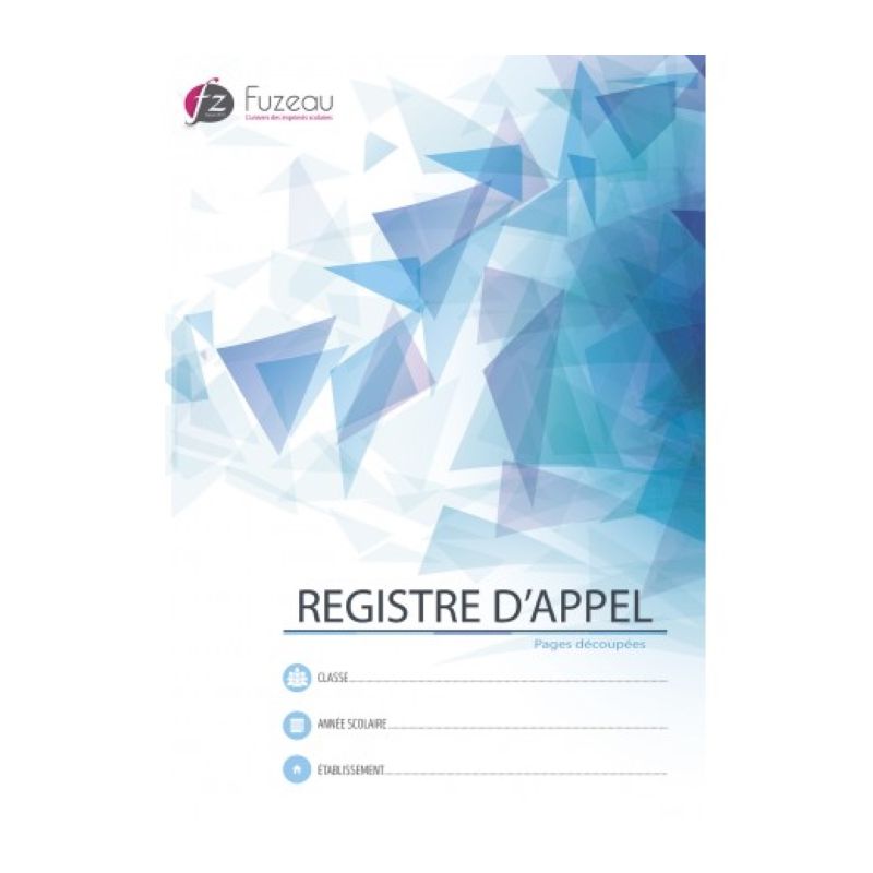 FUZEAU Registre d'appel avec découpe