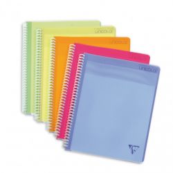 CLAIREFONTAINE Cahier MEETINGBOOK LINICOLOR spirale 160 pages format A4