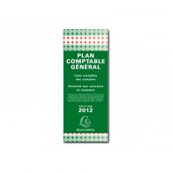 EXACOMPTA Plan comptable général format accordéon 21x7,5cm. MAJ annuelle + changements de règlementation