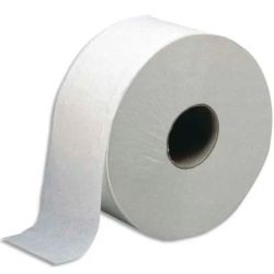  TORK Paquet de 12 rouleaux de Papier toilette Jumbo 2 plis pure cellulose, 850 formats L170m Blanc