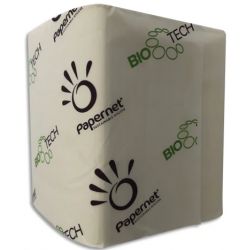 PAPERNET Carton de 40 paquets de papier toilette 2 plis pure cellulose, 224 formats L11 cm coloris Blanc