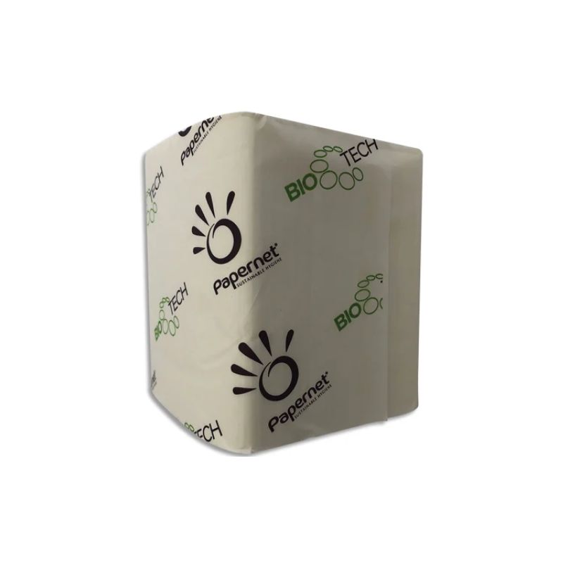 PAPERNET Carton de 40 paquets de papier toilette 2 plis pure cellulose, 224 formats L11 cm coloris Blanc