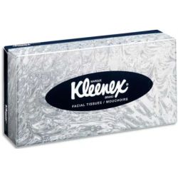 KIMBERLY Boîte de 100 mouchoirs Blanc KLEENEX