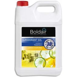 BOLDAIR Bidon 5 Litres 3D Surodorant sols détergent désodorisant désinfectant parfum Jardin d'Agrumes