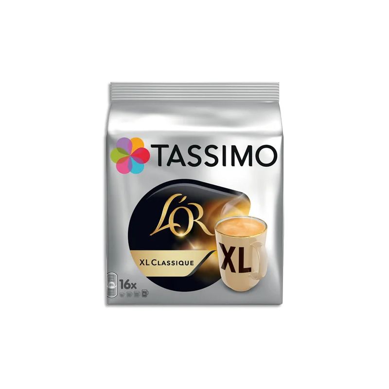 TASSIMO Sachet 16 doses de café L'OR XL Classique