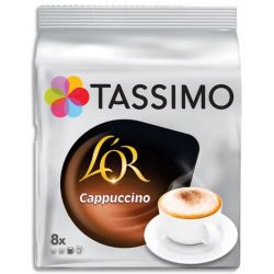 TASSIMO Sachet 8 doses de café L'OR Cappuccino