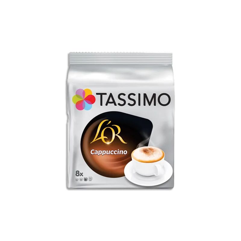TASSIMO Sachet 8 doses de café L'OR Cappuccino
