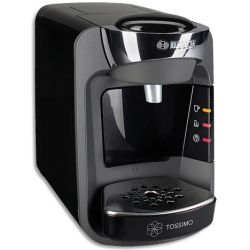 TASSIMO Machine à café Suny T32 Bosch Anthracite 1300W, capacité 0,8 litre L25,1 x H16,7 x P30,5 cm