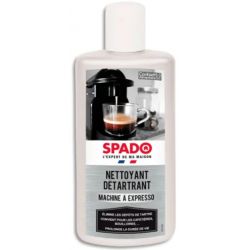 SPADO Flacon de 250 ml Nettoyant détartrant pour machine Expresso