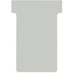 NOBO Etui de 100 fiches T en carton, 170 g/m2, indice 2, gris