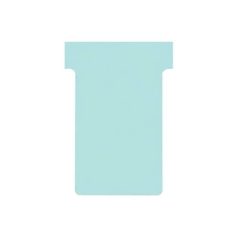 NOBO Etui de 100 fiches T en carton, 170 g/m2, indice 2, bleu clair
