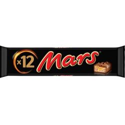 MARS : Barres chocolatées au caramel 