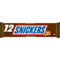 Snickers : Barres chocolatées nappé au caramel et cacahuètes