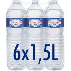 CRISTALINE : Eau de source (1,5L)