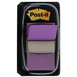 POST-IT Set de 50 marque-pages souples, coloris Violet