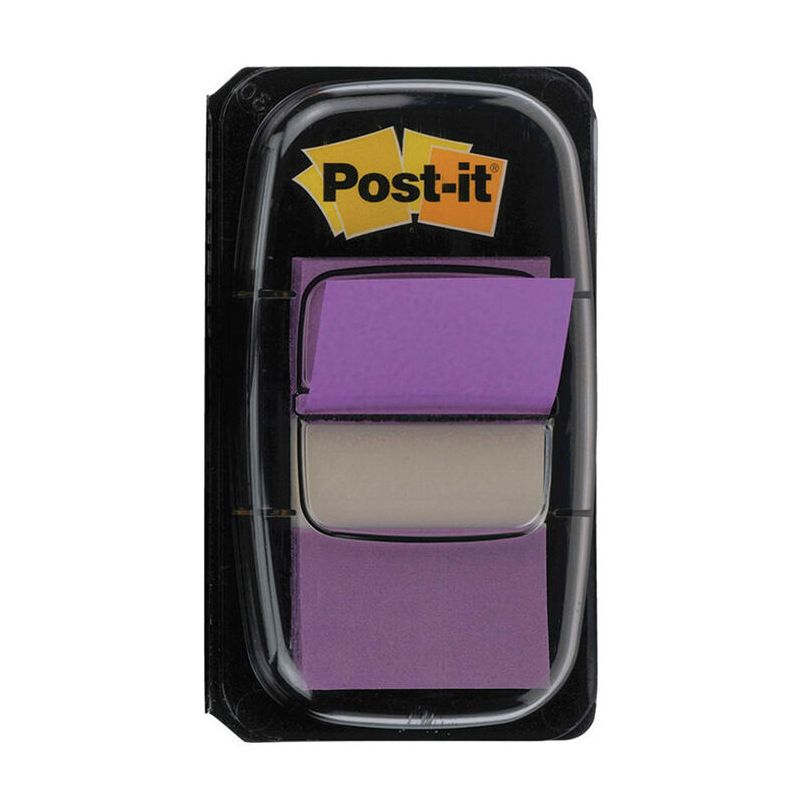 POST-IT Set de 50 marque-pages souples, coloris Violet