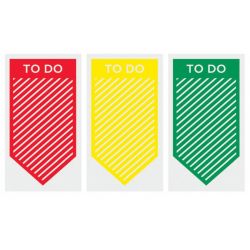 POST-IT Set de 3x20 marque-pages TO DO