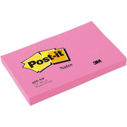 POST-IT® Notes Super Sticky Rose Flamingo 76 x 127 mm. Lot de 6 blocs de 90 feuilles
