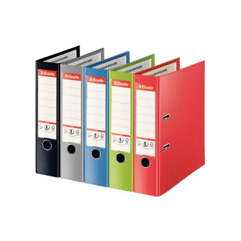 ESSELTE Classeur à levier Plus Maxi Vivida, A4+, 8 cm, PP, assorti de couleurs