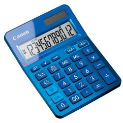 CANON Calculatrice de bureau 12 chiffres LS-123K Bleue