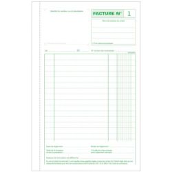 EXACOMPTA Manifold Factures 21x13,5cm - 50 feuillets dupli auocopiants