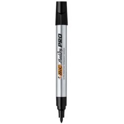 BIC Marking Pro Marqueurs Permanents à Pointe Conique Moyenne - Noir