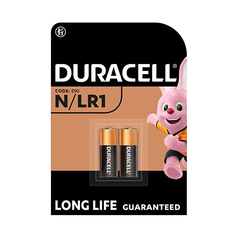 DURACELL Piles alcalines spéciales N 1,5 V, lot de 2 (E90/LR1)