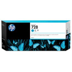 HP 728 300-ml Cyan Ink Cartridge