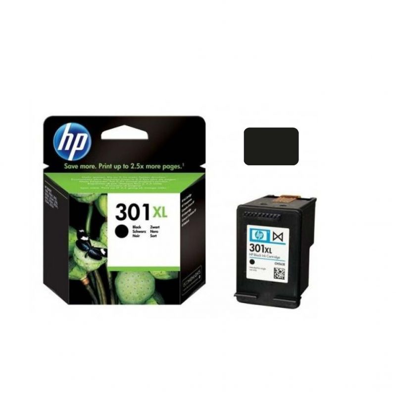 HP Cartouche Jet d'encre Noir 301XL CH563EE
