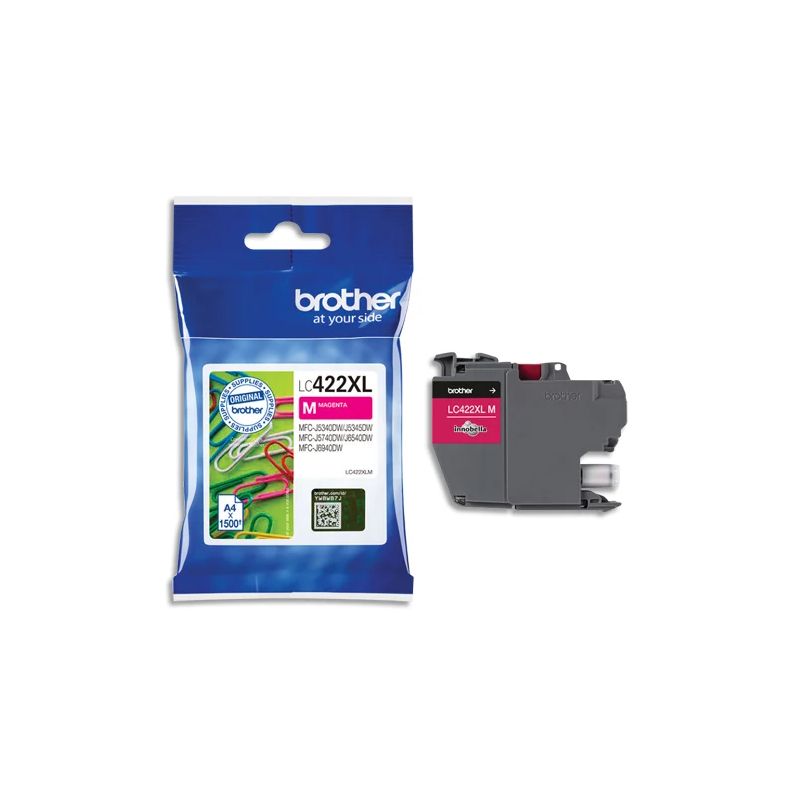 BROTHER Cartouche Jet d'encre magenta XL LC422XLM