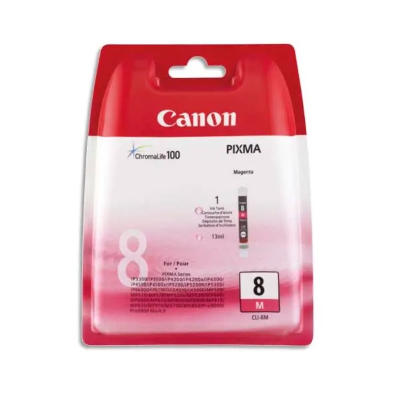 CANON Cartouche jet d'encre magenta CLI8M