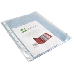 Pochette Q-connect pour cartes de visite capacité 20 cartes