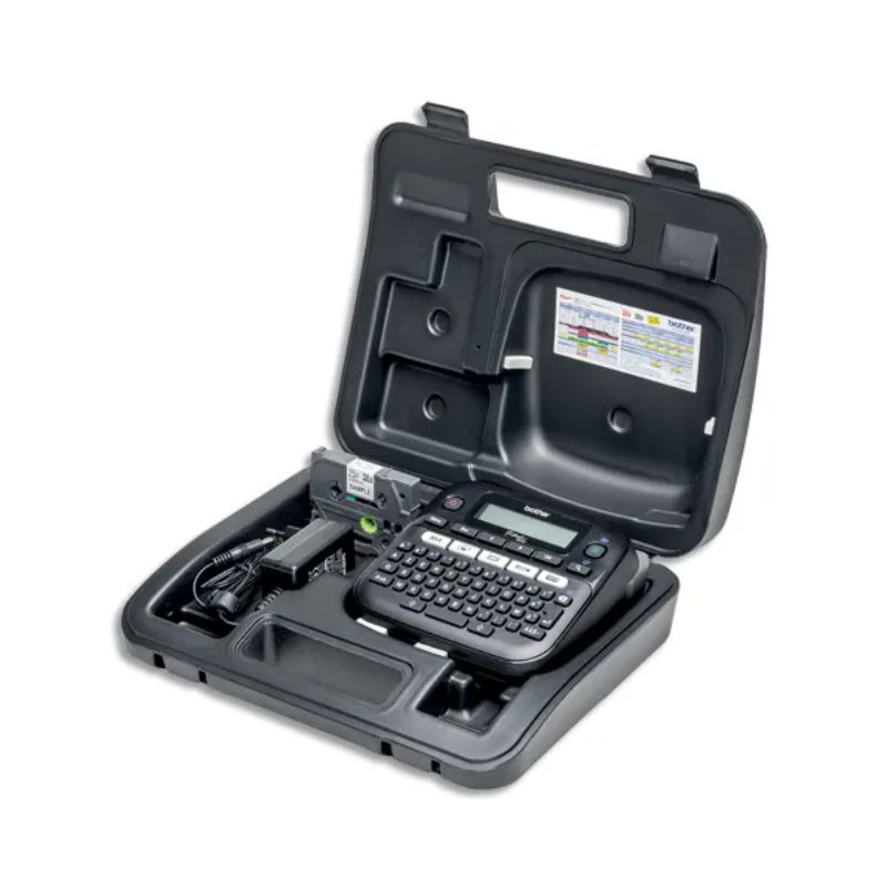 BROTHER Etiqueteuse bureautique avec valise 12mm PT-D210VP
