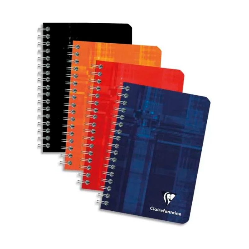 CLAIREFONTAINE Carnet spirale 100 pages 9,5x14cm